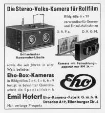 Stereo-Volks-Kamera (advertisement 1934)