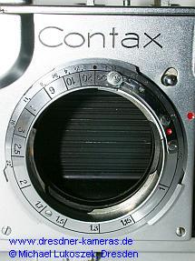 Contax II, inner and outer bayonet mount