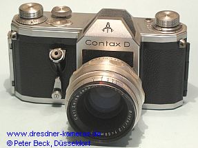 Contax D #22476 with Biotar 1:2 f=58mm; with engraving of the Ernemann tower