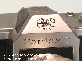 Contax D #56914; with engraving Zeiss Ikon VEB