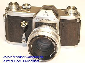Contax D #91861 with Biotar 1:2/58mm lens; with larger engraving of the Ernemann Tower