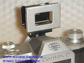 Contax D with sports viewfinder