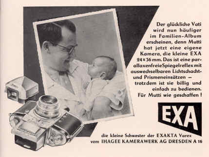 Advertisement in the magazine "Die Fotografie" 1953