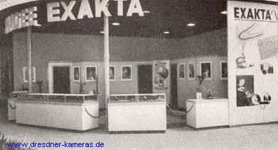 Ihagee's booth at the Leipzig Autumn Fair 1952