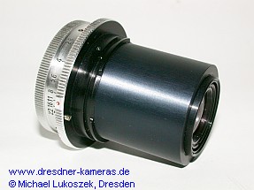 Special Tessar 2.8/50 lens with recessed mount