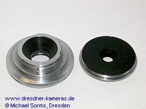 Ihagee endoscope connection capsule, here for direct connection to the camera bayonet or bayonet of the bellows device