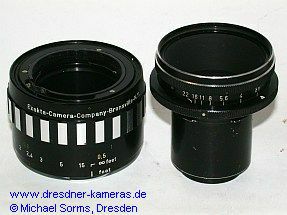 Extenar 2.8/50 with recessed mount and matching macro mount