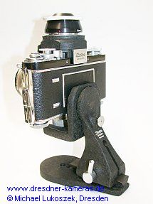 Ihagee swivel angle attachment (No. 155.03) and tripod plate (No. 155.13)