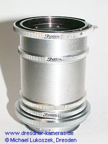 Bayonet rings and tubes in the early post-war version (aluminum)