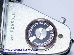 Exakta VX 500 mit Deckkappengravur ?aus Dresden? (1969-1971)