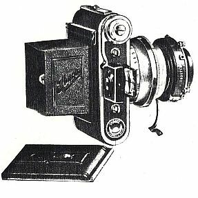 Ihagee-Parvola No. 1550 with plate back panel (version with quick-release lever, Ihagee catalog 1939)