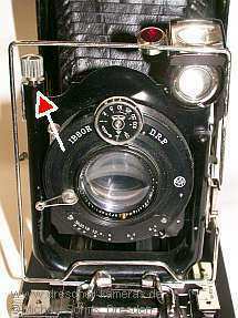 Field camera with adjustable lens section: Ihagee Patent Duplex No. 720