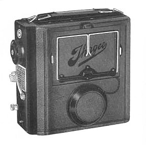 Ihagee Patent Folding Reflex 1110 in the closed position (Ihagee Catalog 1930)