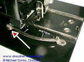 Focusing via radial lever on the base plate: Ihagee Photoklapp-Viktor No. 520
