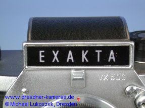 Exakta VX 500 - Pre-production camera #0000121 with engraved front panel -VX 500-
