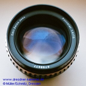 Carl Zeiss Jena Pancolar 1.4/75 mm with Pentacon super mount