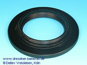 Adapter ring for connecting the special lenses SO-3.1 to 3.4 to the GSK (adaptation of the lens mount M36x1 to the camera-side mount M42x1)