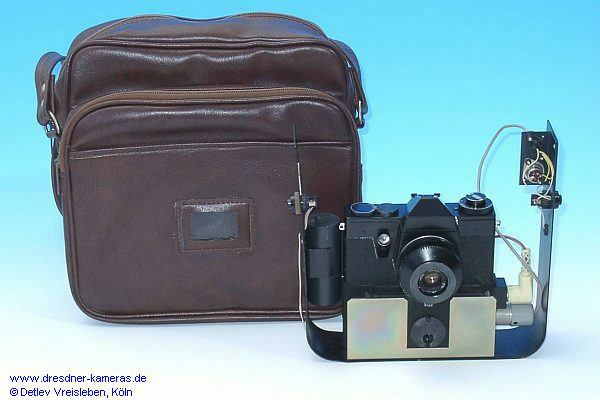 GSK mounting frame for concealed use of the camera in a shoulder bag.