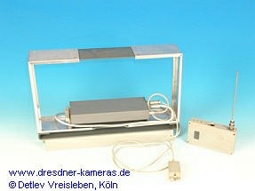 Radio remote control for triggering the GSK (version for briefcases)