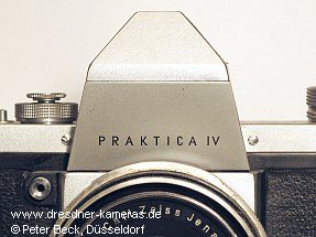 Praktica IV - rare variant with smaller and shortened lettering
