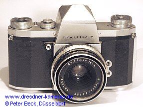 Praktica IV - rare variant with smaller and shortened lettering