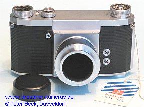 Praktica IV microscope camera