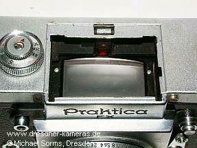 Praktica FX service variant (interchangeable viewfinder insert)