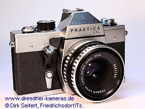 Praktica LTL (Chromversion mit seltenem fl�gelf�rmigen Vorlaufwerkhebel)