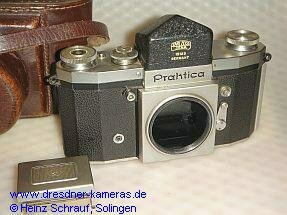 Praktica service variant (built-in interchangeable viewfinder, pre-timer, flash socket)