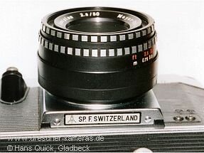 Praktica nova SP. F. SWITZERLAND