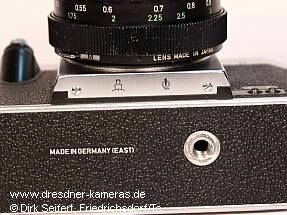 Bessel W3 - Bodenplatte mit Schild "Made in Germany (East)"