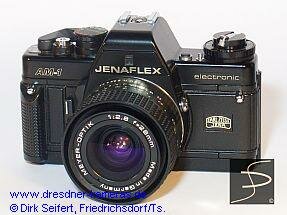 Jenaflex AM-1 (Praktica BC 1, 1. Version mit ASA-Einstellrad und R�ckspulkurbel aus Metall)