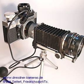 Praktica RTL Astro/Micro Convertible (Praktica VLC 2) - patentierte pneumatische Spiegel-Ausl�se-Vorrichtung