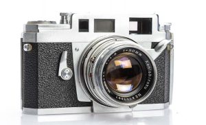 The Konica IIIA from 1956 was perhaps the pinnacle of Konica rangefinders and is highly sought after by collectors today.