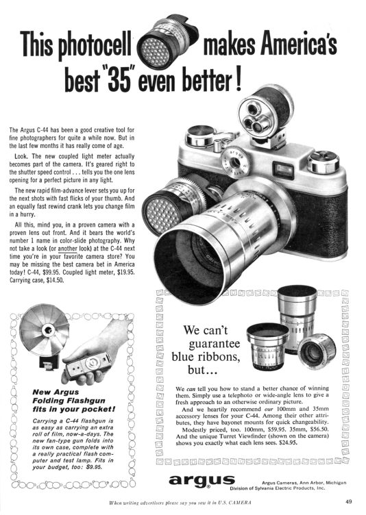 Argus C44R (1958) - mike eckman dot com