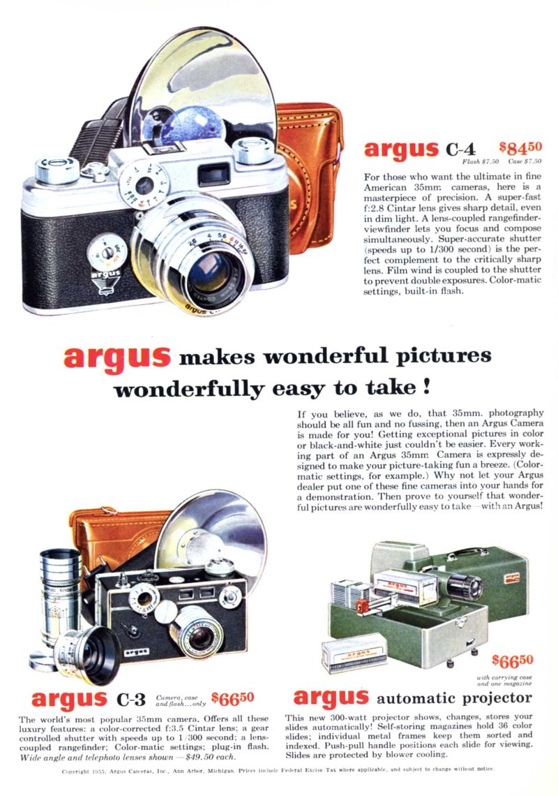 Argus C44R (1958) - mike eckman dot com