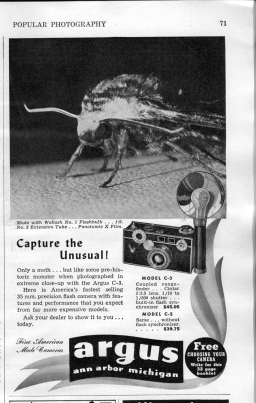 Argus C-Series Part I - History - mike eckman dot com