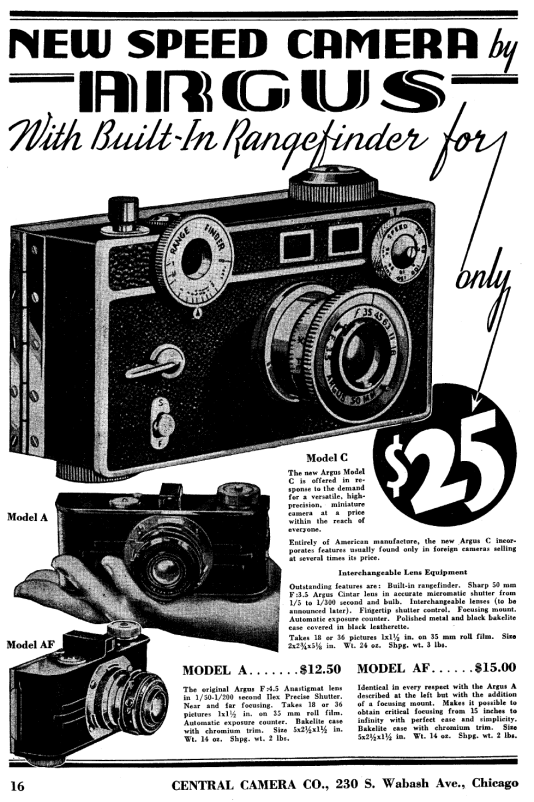 Argus C44R (1958) - mike eckman dot com
