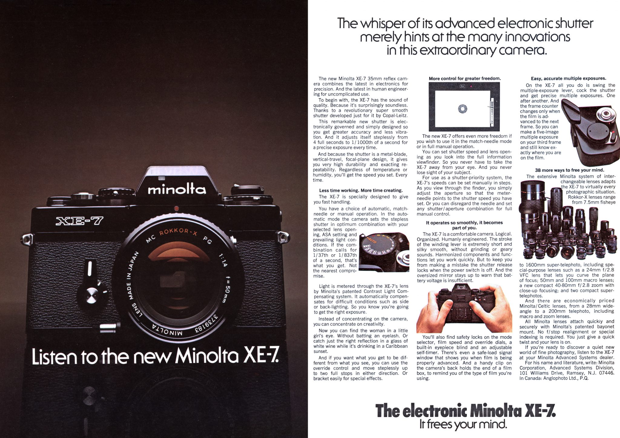 Minolta XE-7 (1974) - mike eckman dot com