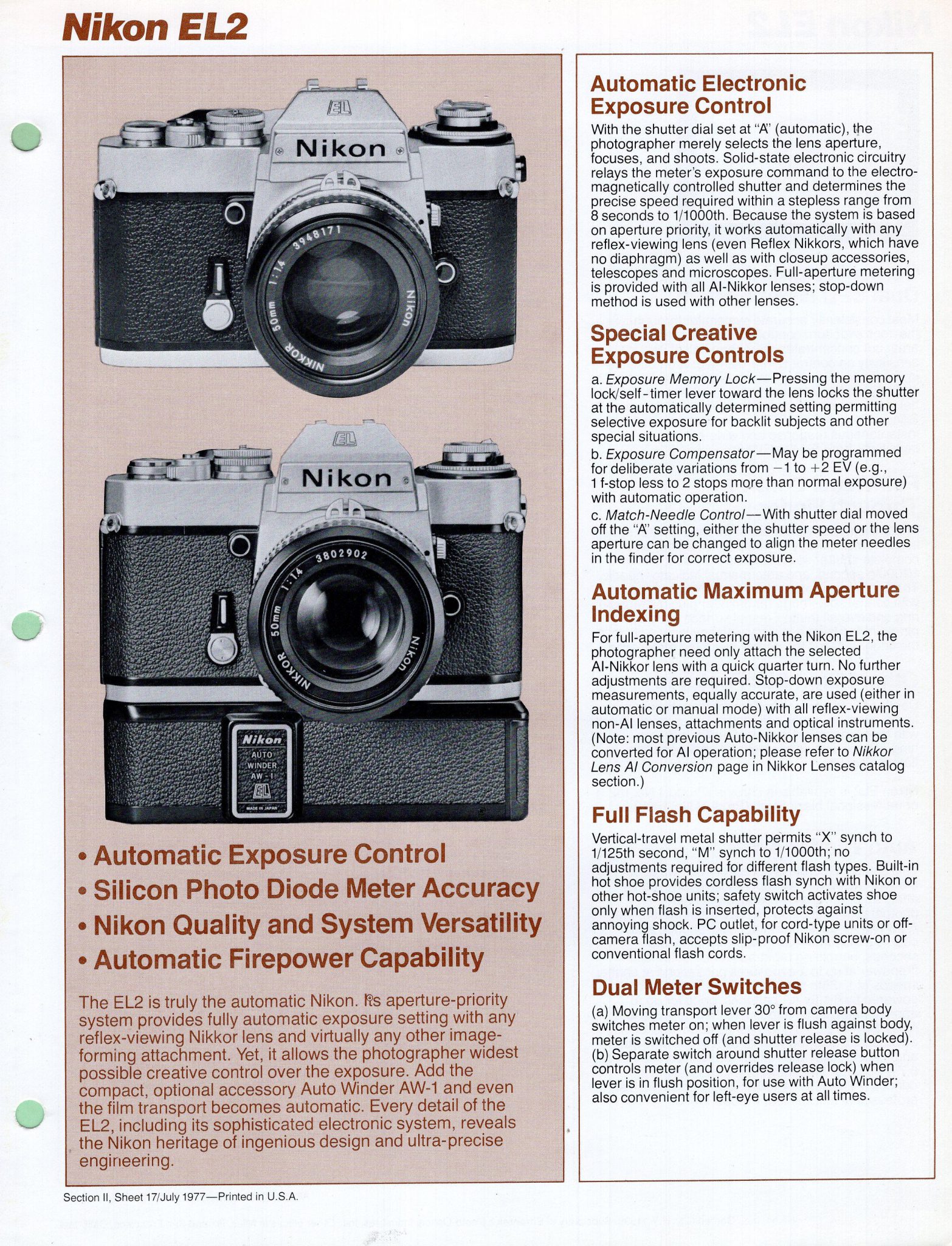 Nikon EL2 (1977) - mike eckman dot com