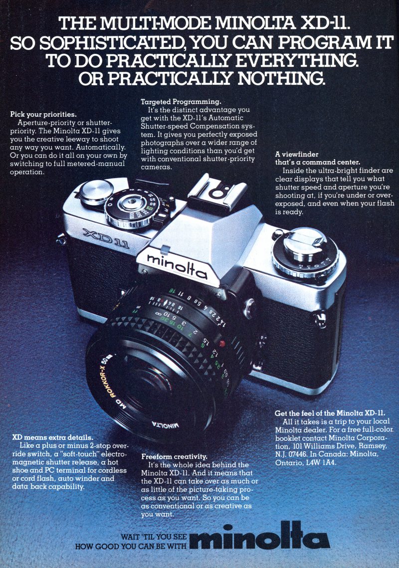 Minolta XD11 (1977) - mike eckman dot com