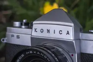 Camera set. Set of five miscellaneous cameras: Konica FS…
